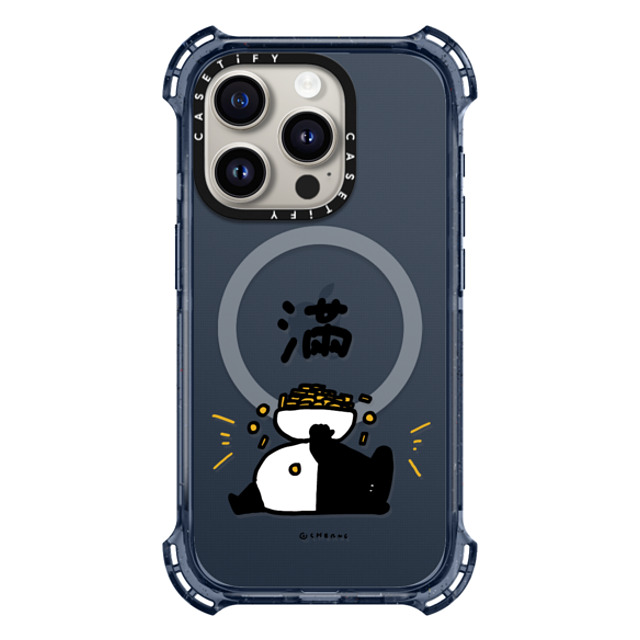 Cherng x CASETiFY iPhone 15 Pro ケース Animal,Cartoon Classic Blue バウンスケース OVERFLOW Father's Day Cherng x CASETiFY iPhone 15 Pro ケース Animal,Cartoon Classic Blue バウンスケース OVERFLOW Father's Day