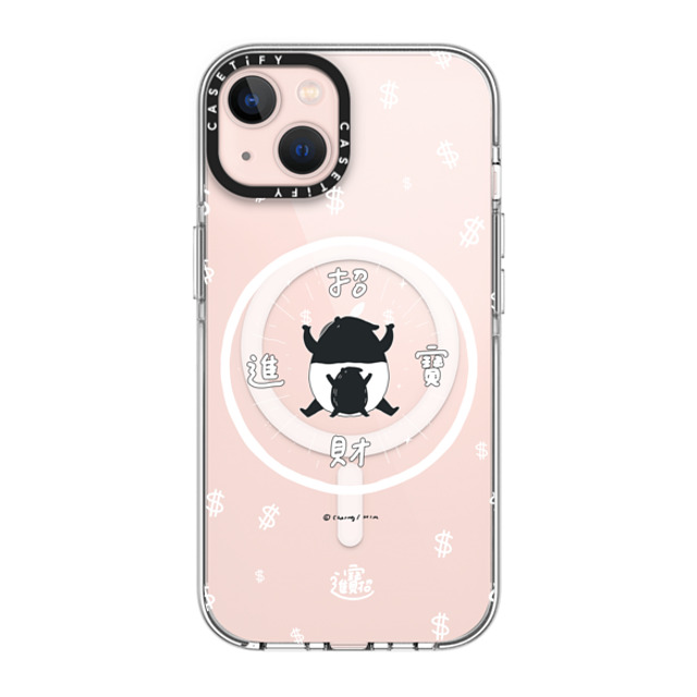 Cherng x CASETiFY iPhone 13 ケース クリア クリア ケース MagSafe対応 LAIMO- SHOW ME THE MONEY