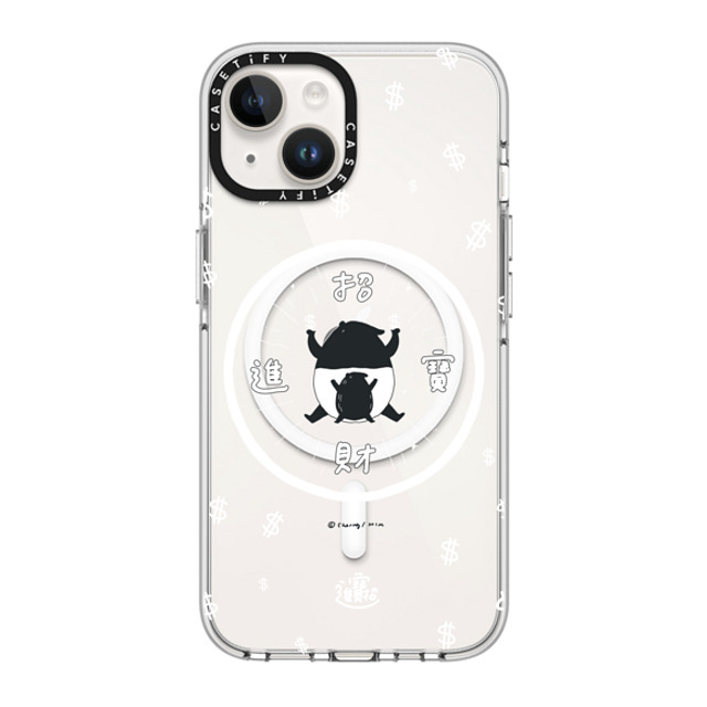 Cherng x CASETiFY iPhone 14 ケース クリア クリア ケース MagSafe対応 LAIMO- SHOW ME THE MONEY