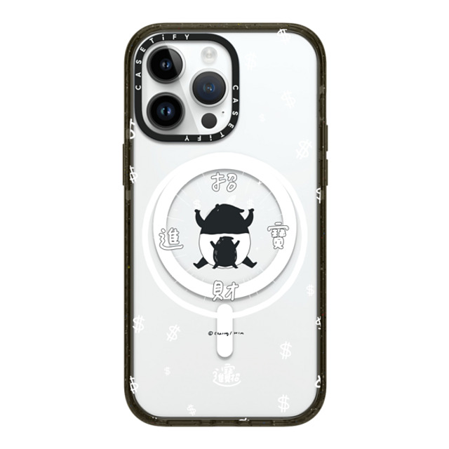 Cherng x CASETiFY iPhone 14 Pro Max ケース ブラック インパクトケース MagSafe対応 LAIMO- SHOW ME THE MONEY