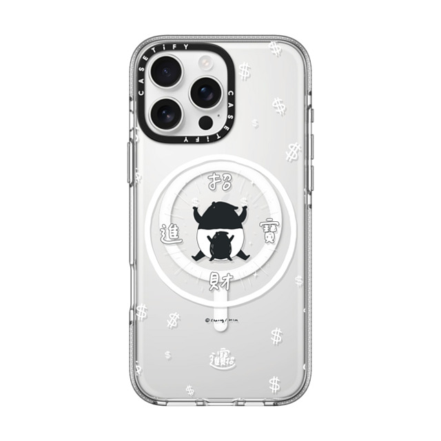 Cherng x CASETiFY iPhone 16 Pro Max ケース クリア クリア ケース MagSafe対応 LAIMO- SHOW ME THE MONEY