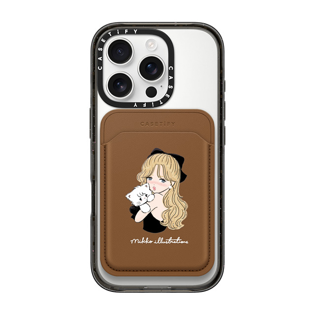 mikko illustrations x CASETiFY MagSafe ウォレット Cat,Animal Tan/Blue Snappy BioVeg MagSafeウォレット 女の子 Back to School mikko illustrations x CASETiFY MagSafe ウォレット Cat,Animal Tan/Blue Snappy BioVeg MagSafeウォレット 女の子 Back to School