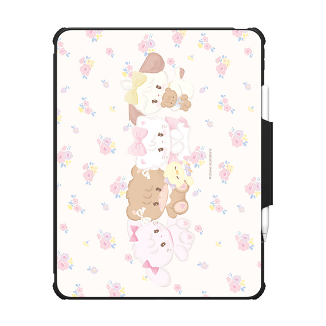 "mikko illustrations x CASETiFY iPad Pro 13" (M4) ブラック インパクト フォリオ ケース 花" "mikko illustrations x CASETiFY iPad Pro 13" (M4) ブラック インパクト フォリオ ケース 花"