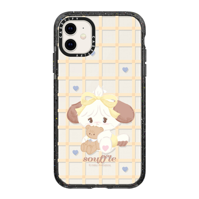 mikko illustrations x CASETiFY iPhone 11 ケース Bowcore,Coquette ブラック インパクトケース souffle check Back to School mikko illustrations x CASETiFY iPhone 11 ケース Bowcore,Coquette ブラック インパクトケース souffle check Back to School
