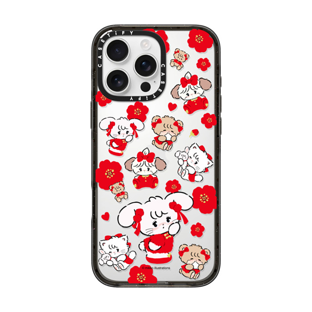 mikko illustrations x CASETiFY iPhone 16 Pro Max ケース Sticker,Cat ブラック インパクトケース Lunar New Year with CAMMY Father's Day mikko illustrations x CASETiFY iPhone 16 Pro Max ケース Sticker,Cat ブラック インパクトケース Lunar New Year with CAMMY Father's Day
