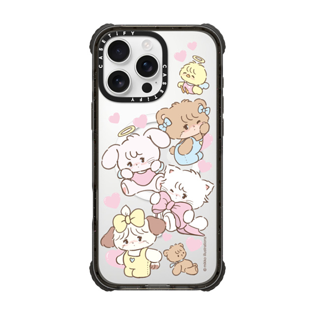 mikko illustrations x CASETiFY iPhone 16 Pro Max Case Black ウルトラ インパクトケース MagSafe 対応 mikko characters mikko illustrations x CASETiFY iPhone 16 Pro Max Case Black ウルトラ インパクトケース MagSafe 対応 mikko characters