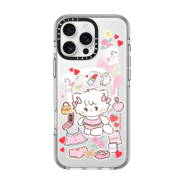 mikko illustrations x CASETiFY iPhone 16 Pro Max ケース Sticker,Cat クリア クリア ケース MagSafe対応 mousse Father's Day mikko illustrations x CASETiFY iPhone 16 Pro Max ケース Sticker,Cat クリア クリア ケース MagSafe対応 mousse Father's Day
