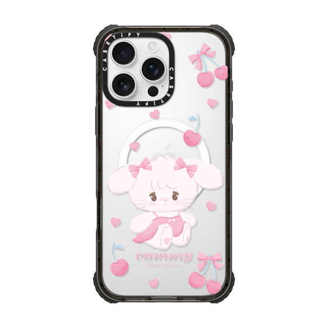 mikko illustrations x CASETiFY iPhone 16 Pro Max Case Black ウルトラ インパクトケース MagSafe 対応 cammy cherry mikko illustrations x CASETiFY iPhone 16 Pro Max Case Black ウルトラ インパクトケース MagSafe 対応 cammy cherry