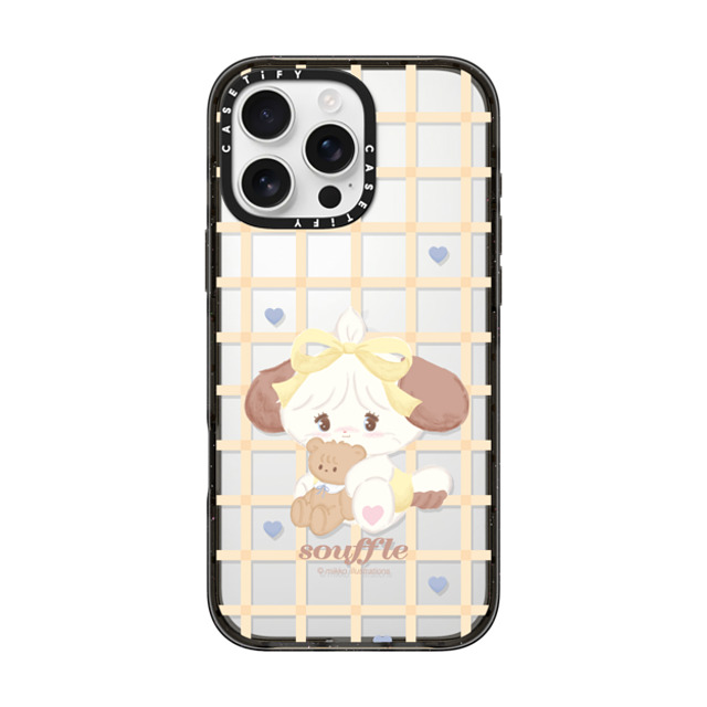 mikko illustrations x CASETiFY iPhone 16 Pro Max Case ブラック インパクトケース souffle check Mother's Day mikko illustrations x CASETiFY iPhone 16 Pro Max Case ブラック インパクトケース souffle check Mother's Day