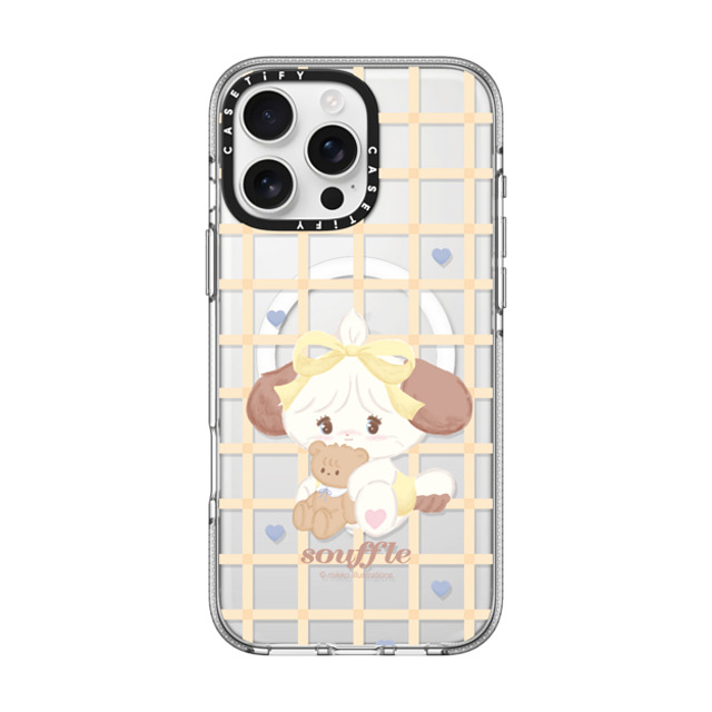 mikko illustrations x CASETiFY iPhone 16 Pro Max ケース クリア クリア ケース MagSafe対応 souffle check Back to School mikko illustrations x CASETiFY iPhone 16 Pro Max ケース クリア クリア ケース MagSafe対応 souffle check Back to School