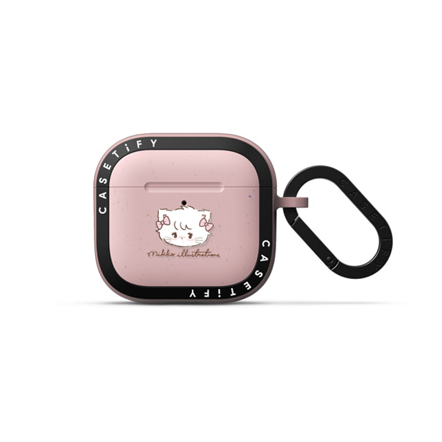 mikko illustrations x CASETiFY AirPods 4 Cat,Animal プリムローズ ピンク バウンス ケース mousse Back to School mikko illustrations x CASETiFY AirPods 4 Cat,Animal プリムローズ ピンク バウンス ケース mousse Back to School