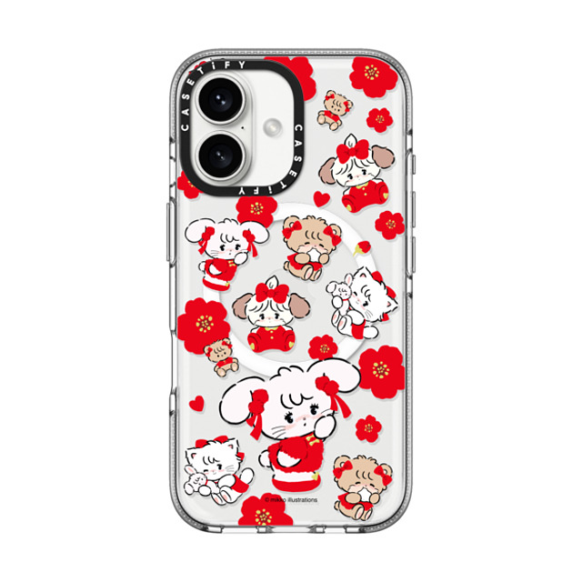 mikko illustrations x CASETiFY iPhone 16 ケース Sticker,Cat クリア クリア ケース MagSafe対応 Lunar New Year with CAMMY Father's Day mikko illustrations x CASETiFY iPhone 16 ケース Sticker,Cat クリア クリア ケース MagSafe対応 Lunar New Year with CAMMY Father's Day