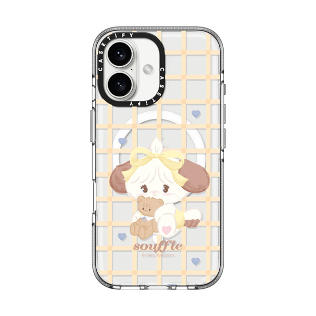 mikko illustrations x CASETiFY iPhone 16 ケース クリア クリア ケース MagSafe対応 souffle check Father's Day mikko illustrations x CASETiFY iPhone 16 ケース クリア クリア ケース MagSafe対応 souffle check Father's Day