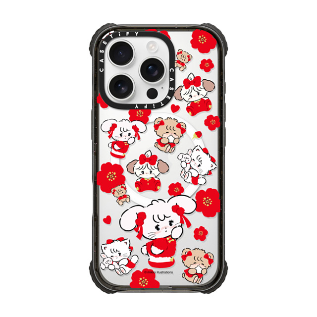 mikko illustrations x CASETiFY iPhone 16 Pro ケース Sticker,Cat ブラック ウルトラ インパクトケース MagSafe 対応 Lunar New Year with CAMMY Father's Day mikko illustrations x CASETiFY iPhone 16 Pro ケース Sticker,Cat ブラック ウルトラ インパクトケース MagSafe 対応 Lunar New Year with CAMMY Father's Day