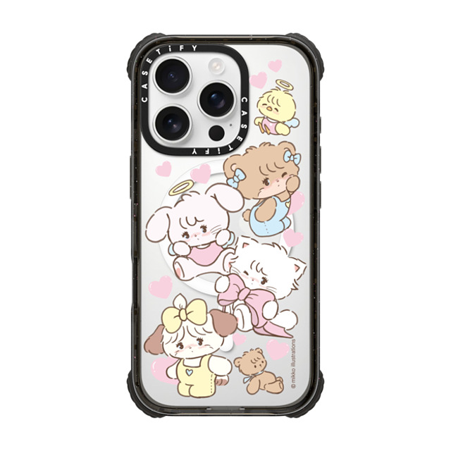 mikko illustrations x CASETiFY iPhone 16 Pro Case Black ウルトラ インパクトケース MagSafe 対応 mikko characters mikko illustrations x CASETiFY iPhone 16 Pro Case Black ウルトラ インパクトケース MagSafe 対応 mikko characters
