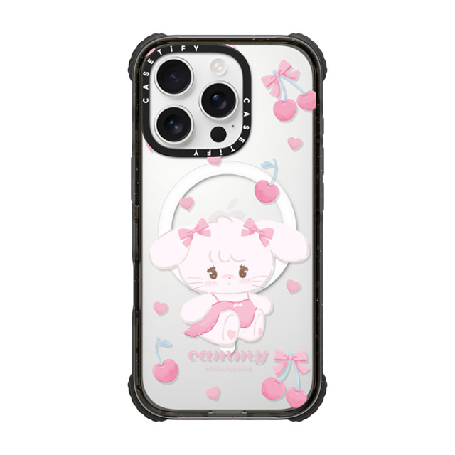 mikko illustrations x CASETiFY iPhone 16 Pro Case Black ウルトラ インパクトケース MagSafe 対応 cammy cherry mikko illustrations x CASETiFY iPhone 16 Pro Case Black ウルトラ インパクトケース MagSafe 対応 cammy cherry