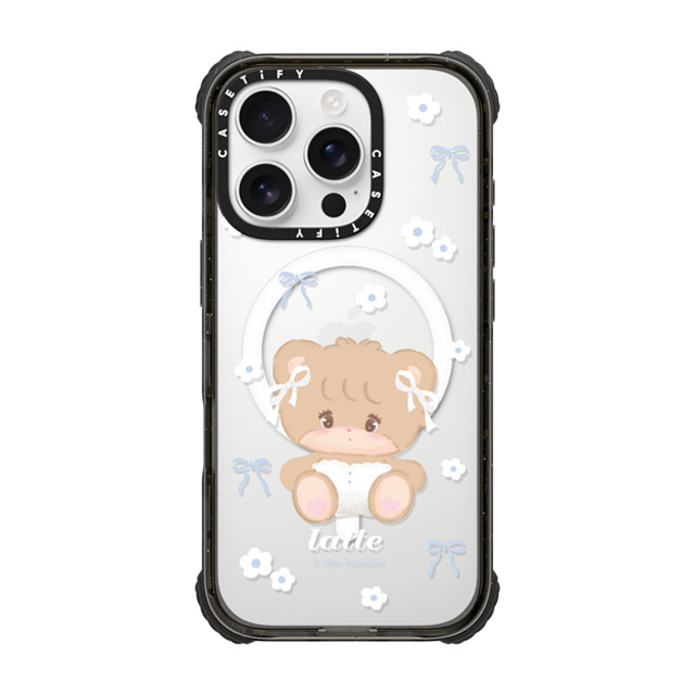 mikko illustrations x CASETiFY iPhone 16 Pro Case Ribbon Black ウルトラ インパクトケース MagSafe 対応 latte ribbon Father's Day mikko illustrations x CASETiFY iPhone 16 Pro Case Ribbon Black ウルトラ インパクトケース MagSafe 対応 latte ribbon Father's Day