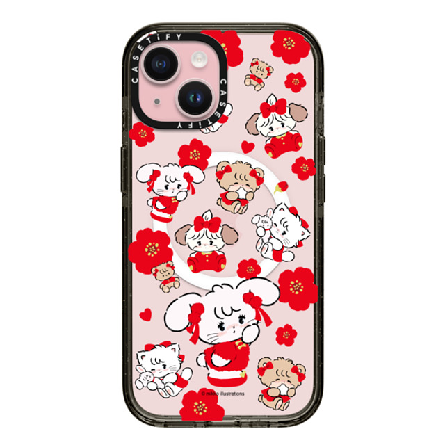 mikko illustrations x CASETiFY iPhone 15 ケース Sticker,Cat ブラック インパクトケース MagSafe対応 Lunar New Year with CAMMY Father's Day mikko illustrations x CASETiFY iPhone 15 ケース Sticker,Cat ブラック インパクトケース MagSafe対応 Lunar New Year with CAMMY Father's Day
