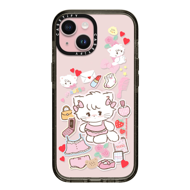 mikko illustrations x CASETiFY iPhone 15 Case Sticker,Cat Black インパクトケース mousse Mother's Day mikko illustrations x CASETiFY iPhone 15 Case Sticker,Cat Black インパクトケース mousse Mother's Day