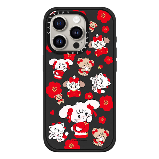 mikko illustrations x CASETiFY iPhone 15 Pro ケース Sticker,Cat マットブラック インパクトケース MagSafe対応 Lunar New Year with CAMMY Father's Day mikko illustrations x CASETiFY iPhone 15 Pro ケース Sticker,Cat マットブラック インパクトケース MagSafe対応 Lunar New Year with CAMMY Father's Day
