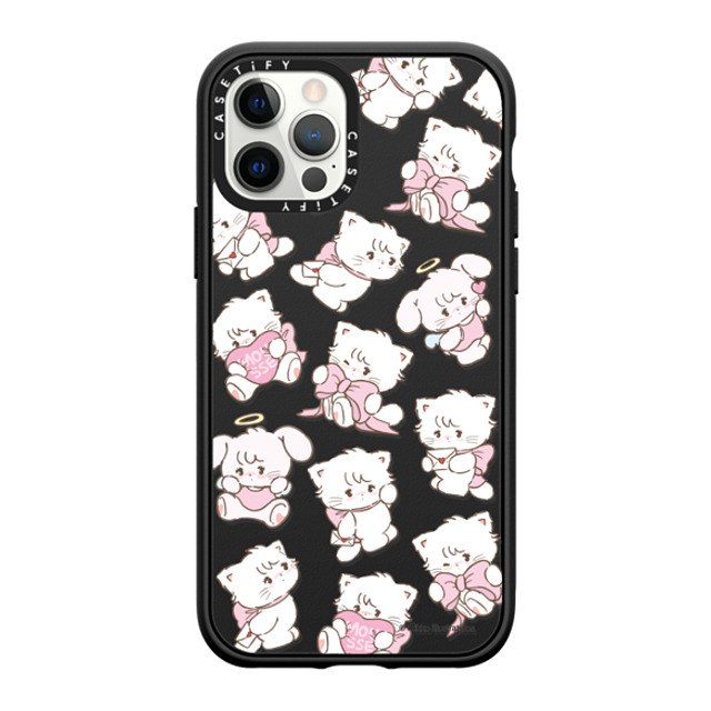 mikko illustrations x CASETiFY iPhone 12 Pro Case Sticker,Cat Matte Black Impact Case mousse & cammy pattern Father's Day mikko illustrations x CASETiFY iPhone 12 Pro Case Sticker,Cat Matte Black Impact Case mousse & cammy pattern Father's Day