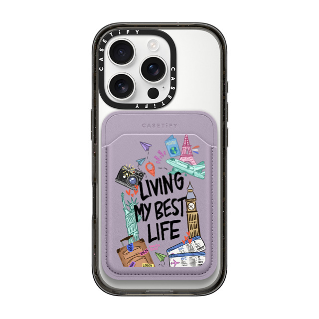 Nawara Studio x CASETiFY MagSafe ウォレット Sticker,Quote Lilac/Green Snappy BioVeg MagSafe ウォレット Around the World by Nawara Studio Mother's Day Nawara Studio x CASETiFY MagSafe ウォレット Sticker,Quote Lilac/Green Snappy BioVeg MagSafe ウォレット Around the World by Nawara Studio Mother's Day
