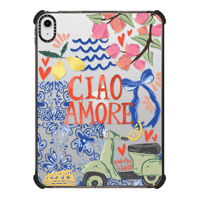 Nawara Studio x CASETiFY iPad (第10世代/A16) Travel,Digital Art ブラック iPad インパクト ケース Ciao Amore New iPhone Nawara Studio x CASETiFY iPad (第10世代/A16) Travel,Digital Art ブラック iPad インパクト ケース Ciao Amore New iPhone