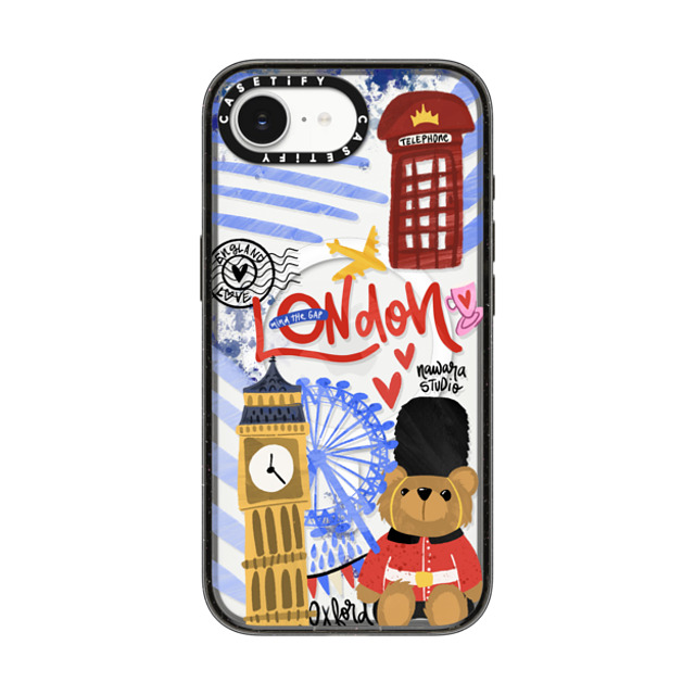 Nawara Studio x CASETiFY iPhone 16e Case Travel,Digital Art Black Impact Case MagSafe Compatible London Dreams Back to School Nawara Studio x CASETiFY iPhone 16e Case Travel,Digital Art Black Impact Case MagSafe Compatible London Dreams Back to School