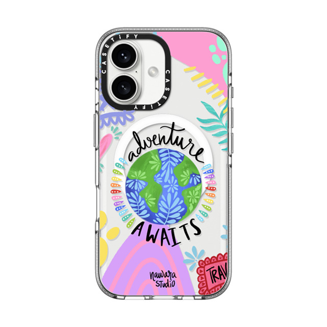 Nawara Studio x CASETiFY iPhone 16 Case Travel,Digital Art Clear Clear Case MagSafe Compatible Adverture Awaits Mother's Day Nawara Studio x CASETiFY iPhone 16 Case Travel,Digital Art Clear Clear Case MagSafe Compatible Adverture Awaits Mother's Day