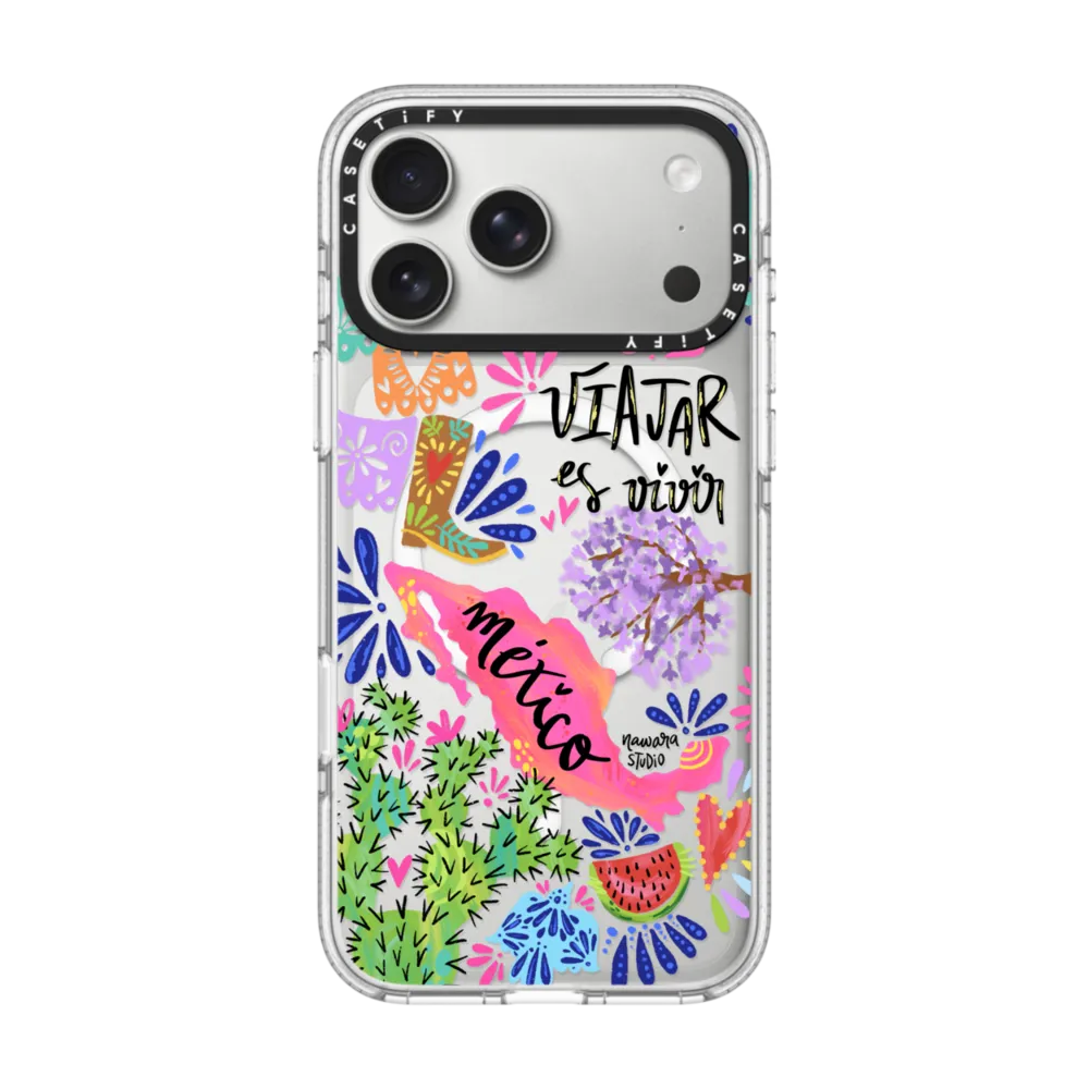 Impact Clear iPhone 17 Pro Max Case MagSafe Compatible - México my love