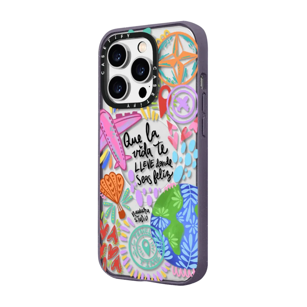 Funda de impacto MagSafe - Ser feliz