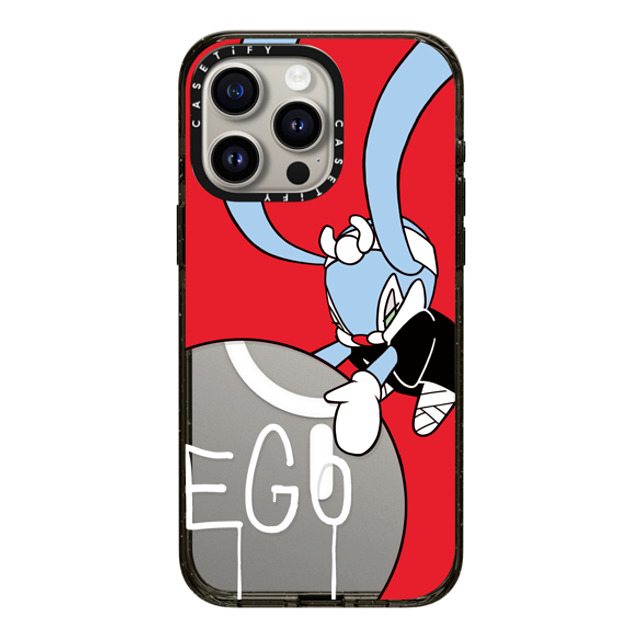 "Aruta Soup x CASETiFY iPhone 15 Pro Max Case Bunny,Cartoon Black Impact Case MagSafe Compatible "BIG EGO" by ARUTA SOUP Mother's Day" "Aruta Soup x CASETiFY iPhone 15 Pro Max Case Bunny,Cartoon Black Impact Case MagSafe Compatible "BIG EGO" by ARUTA SOUP Mother's Day"