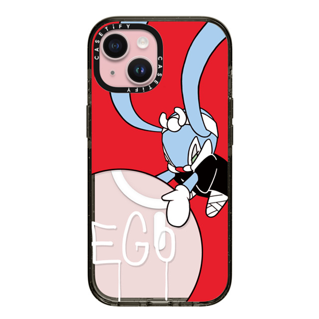 "Aruta Soup x CASETiFY iPhone 15 Case Bunny,Cartoon Black Impact Case MagSafe Compatible "BIG EGO" by ARUTA SOUP Mother's Day" "Aruta Soup x CASETiFY iPhone 15 Case Bunny,Cartoon Black Impact Case MagSafe Compatible "BIG EGO" by ARUTA SOUP Mother's Day"
