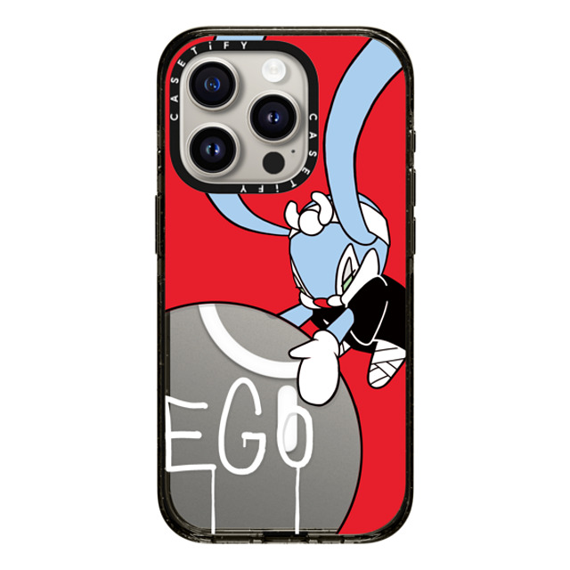 "Aruta Soup x CASETiFY iPhone 15 Pro Case Bunny,Cartoon Black Impact Case MagSafe Compatible "BIG EGO" by ARUTA SOUP Mother's Day" "Aruta Soup x CASETiFY iPhone 15 Pro Case Bunny,Cartoon Black Impact Case MagSafe Compatible "BIG EGO" by ARUTA SOUP Mother's Day"