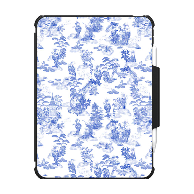 Phannapast x CASETiFY iPad Pro 11 (M4) ブラック インパクト フォリオ ケース Moon Caravan Toile by Phannapast