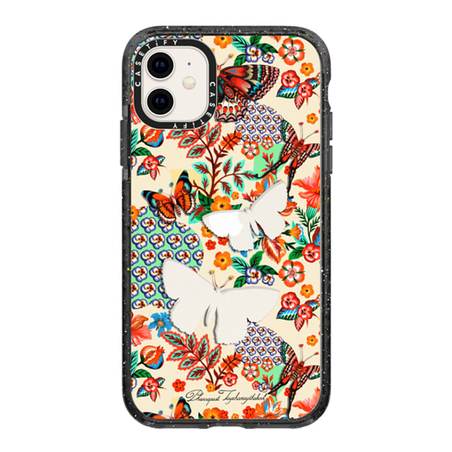 Phannapast x CASETiFY iPhone 11 ケース Floral,Butterfly ブラック インパクトケース Butterfly Haven Phone Case Back to School Phannapast x CASETiFY iPhone 11 ケース Floral,Butterfly ブラック インパクトケース Butterfly Haven Phone Case Back to School