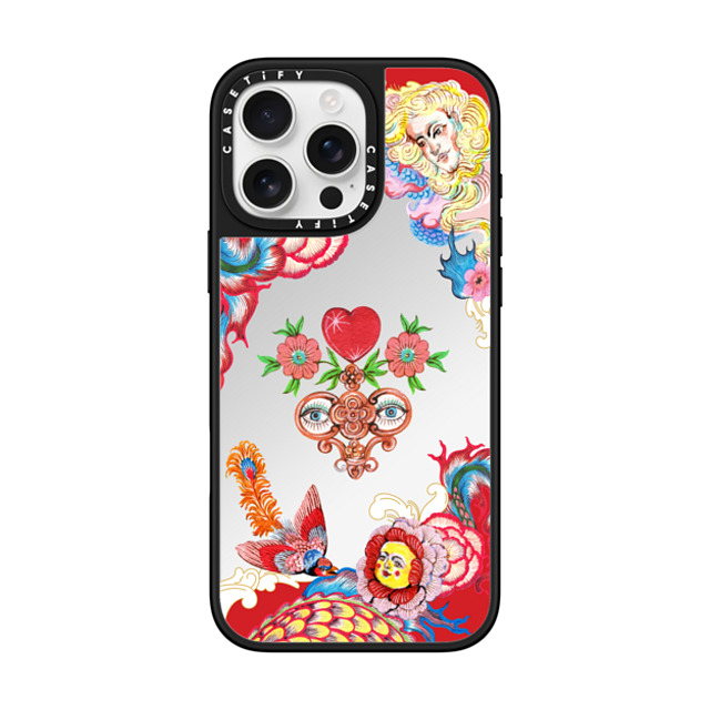 Phannapast x CASETiFY iPhone 16 Pro Max ケース Fine Art Silver on Black ミラーケース MagSafe対応 Cherished Moments Father's Day Phannapast x CASETiFY iPhone 16 Pro Max ケース Fine Art Silver on Black ミラーケース MagSafe対応 Cherished Moments Father's Day