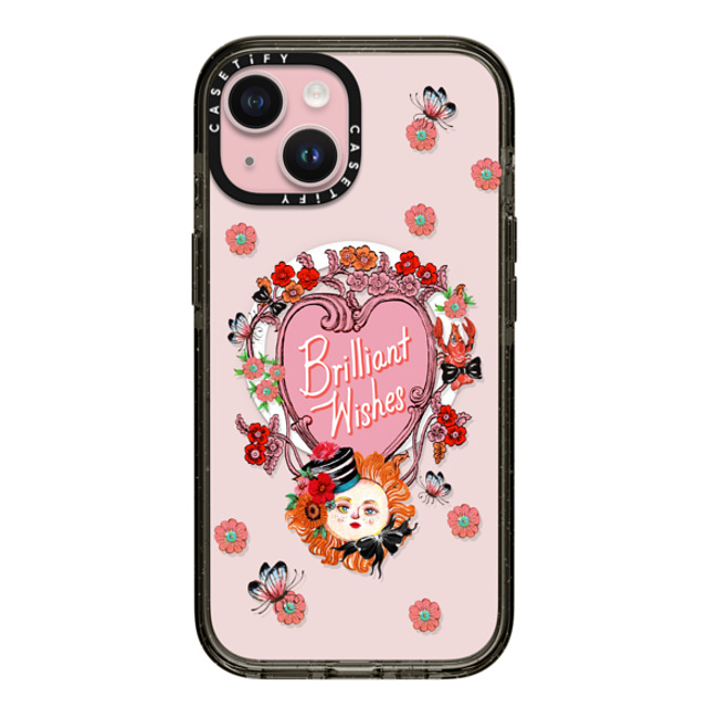 Phannapast x CASETiFY iPhone 15 ケース Fine Art ブラック インパクトケース MagSafe対応 Brilliant Wishes Father's Day Phannapast x CASETiFY iPhone 15 ケース Fine Art ブラック インパクトケース MagSafe対応 Brilliant Wishes Father's Day