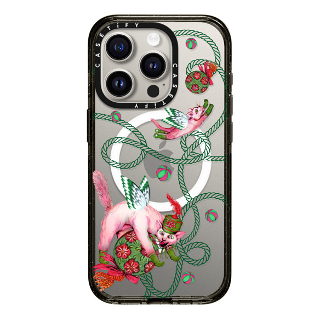 Phannapast x CASETiFY iPhone 15 Pro ケース Fine Art ブラック インパクトケース MagSafe対応 Lucky knot by Phannapast Father's Day Phannapast x CASETiFY iPhone 15 Pro ケース Fine Art ブラック インパクトケース MagSafe対応 Lucky knot by Phannapast Father's Day