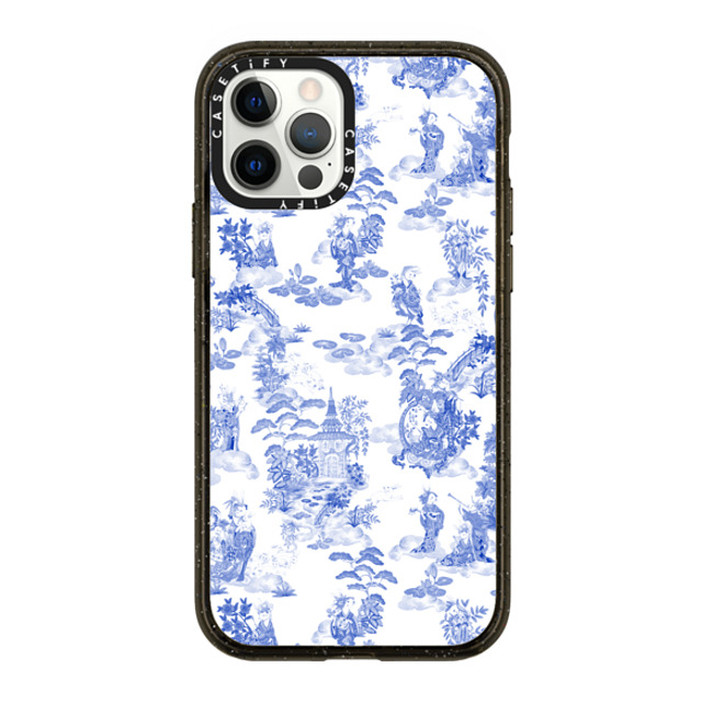Phannapast x CASETiFY iPhone 12 Pro ケース Bunny,Animal ブラック インパクトケース Moon Caravan Toile by Phannapast Father's Day Phannapast x CASETiFY iPhone 12 Pro ケース Bunny,Animal ブラック インパクトケース Moon Caravan Toile by Phannapast Father's Day