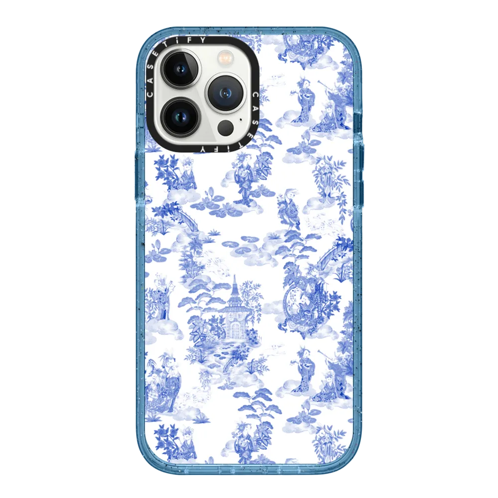 Impact iPhone 13 Pro Max Case MagSafe Compatible - Moon Caravan Toile by Phannapast