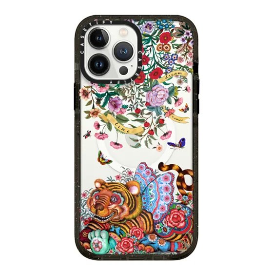 Impact iPhone 13 Pro Max Case MagSafe Compatible - Moon Caravan Toile by Phannapast