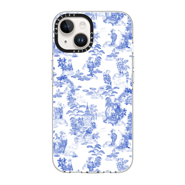 Phannapast x CASETiFY iPhone 14 ケース クリア クリア ケース MagSafe対応 Moon Caravan Toile by Phannapast