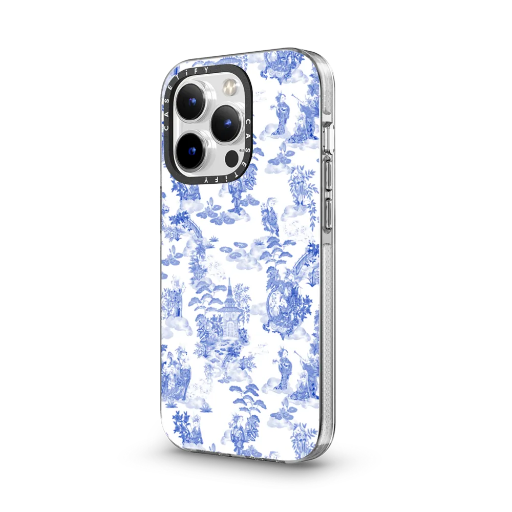 Ultra Impact iPhone 14 Pro Case - Moon Caravan Toile by Phannapast