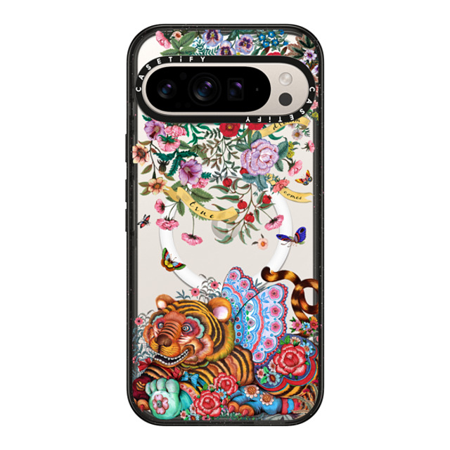Phannapast x CASETiFY Pixel 9 Pro XL Case Floral,Tiger ブラック マグネット式 インパクトケース dream comes true glitter by Phannapast New iPhone Phannapast x CASETiFY Pixel 9 Pro XL Case Floral,Tiger ブラック マグネット式 インパクトケース dream comes true glitter by Phannapast New iPhone