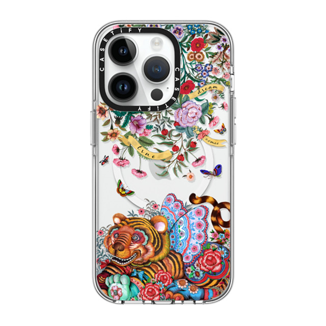 Phannapast x CASETiFY iPhone 14 Pro ケース クリア クリア ケース MagSafe対応 dream comes true glitter by Phannapast