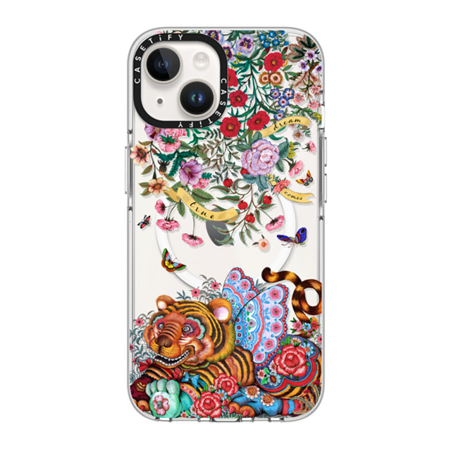 Phannapast x CASETiFY iPhone 14 ケース クリア クリア ケース MagSafe対応 dream comes true glitter by Phannapast