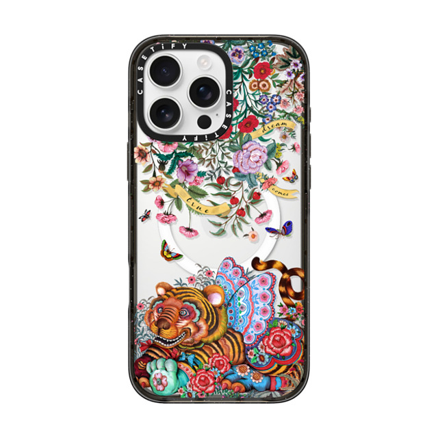 Phannapast x CASETiFY iPhone 16 Pro Max ケース ブラック インパクトケース MagSafe対応 dream comes true glitter by Phannapast