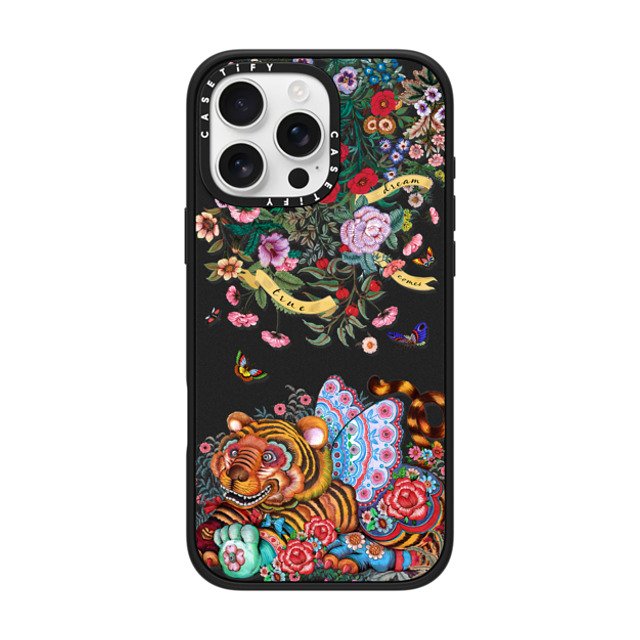 Phannapast x CASETiFY iPhone 16 Pro Max ケース マットブラック インパクトケース MagSafe対応 dream comes true glitter by Phannapast