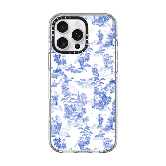 Phannapast x CASETiFY iPhone 16 Pro Max ケース クリア クリア ケース MagSafe対応 Moon Caravan Toile by Phannapast